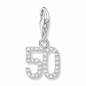 THOMAS SABO strieborný prívesok charm Number 50 2138-051-21