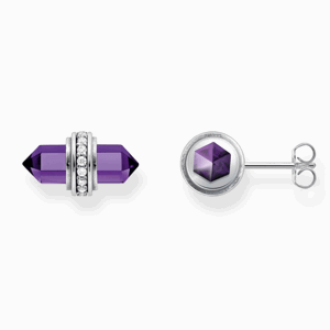 THOMAS SABO náušnice Amethyst H2281-643-13