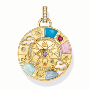 THOMAS SABO prívesok Wheel of fortune PE962-471-7