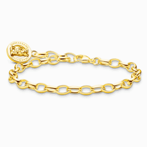 THOMAS SABO x HARIBO strieborný náramok Goldbears logo X0291-413-39