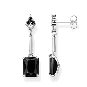 THOMAS SABO náušnice Black stone H2177-641-11