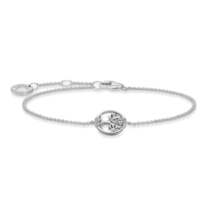 THOMAS SABO náramok Tree of Love with white stones A2041-051-14-L19V