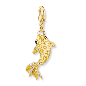 THOMAS SABO strieborný prívesok charm Koi gold 1888-414-7