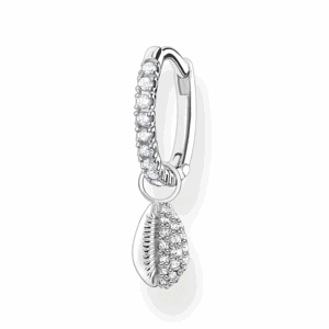 THOMAS SABO kusová náušnica Shell silver CR697-051-14