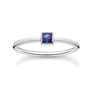 THOMAS SABO prsteň Blue stone TR2395-699-32