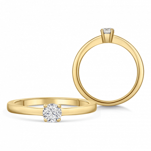 SOFIA DIAMONDS zlatý zásnubný prsteň s diamantom 0,33 ct BDRB00066YG