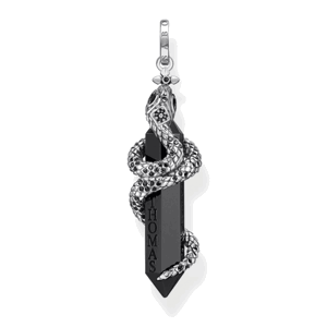 THOMAS SABO prívesok Blackened onyx with snake PE944-641-11