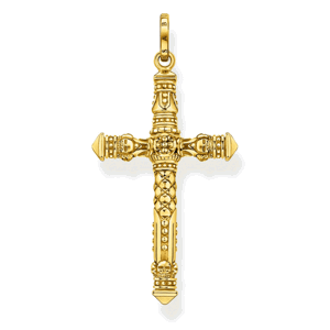 THOMAS SABO prívesok Cross gold PE912-413-39