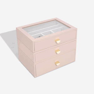 STACKERS šperkovnica Classic Blush Pink so zásuvkami 75887