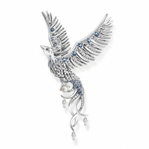 THOMAS SABO prívesok Phoenix with blue stones silver PE937-945-7