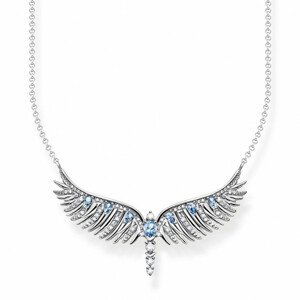 THOMAS SABO prívesok Phoenix wing with blue stones silver KE2167-644-1-L45