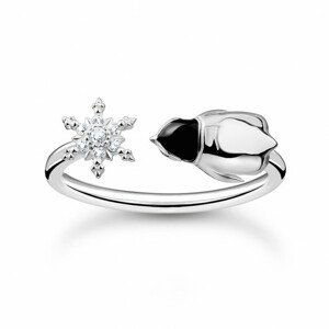 THOMAS SABO prsteň Snowflakes and penguin TR2416-041-7