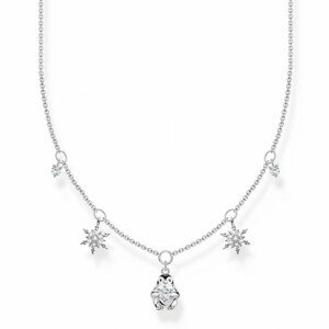 THOMAS SABO náhrdelník Penguin and snowflakes KE2173-041-7-L45