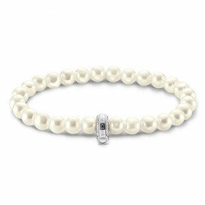 THOMAS SABO náramok na charm Pearls silver X0284-082-14