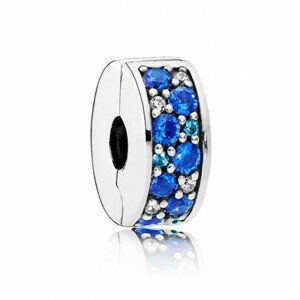 PANDORA korálka Modrá mozaiková žiariaca elegancia 791817NSBMX