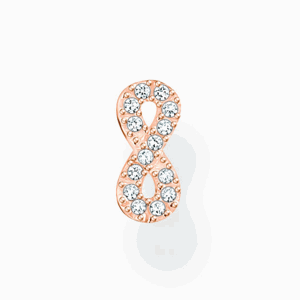 THOMAS SABO kusová náušnica Infinity rose gold H2216-416-14