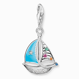 THOMAS SABO strieborný prívesok charm Sailing boat 1927-340-7