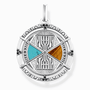 THOMAS SABO prívesok Turquoise and tiger's eye PE951-364-7