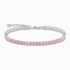 THOMAS SABO tenisový náramok Pink stones A2029-051-9