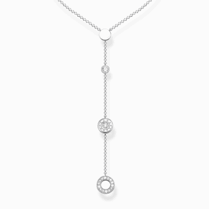 THOMAS SABO náhrdelník circle with white KE1879-051-14