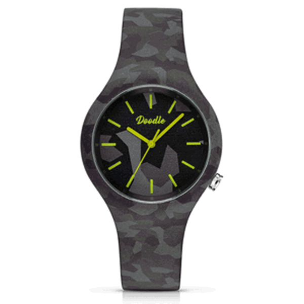 DOODLE unisex hodinky Night Camouflage DO39018