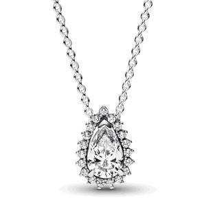 PANDORA náhrdelník so slzičkovým zirkónom 392832C01-45