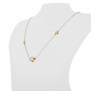 SOFIA strieborný náhrdelník AEAN0336Z/RG
