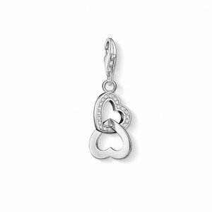 THOMAS SABO strieborný prívesok charm Hearts 0863-051-14