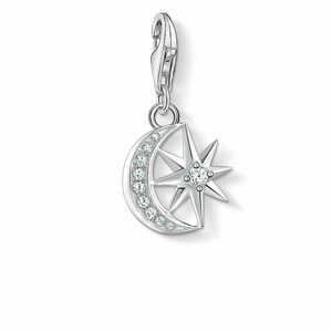 THOMAS SABO strieborný prívesok Star & Moon 1794-051-14