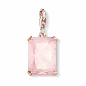 THOMAS SABO strieborný prívesok charm Large pink stone 1843-536-9