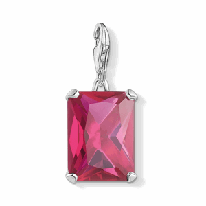 THOMAS SABO strieborný prívesok charm Large hot pink stone 1834-011-10