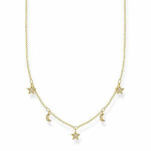 THOMAS SABO náhrdelník Moons & stars KE2074-414-14-L45v