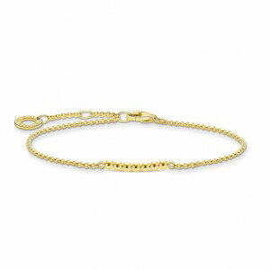 THOMAS SABO strieborný náramok Dots gold A2001-413-39-L19v