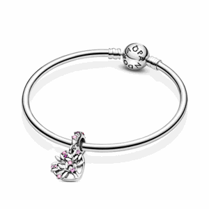 PANDORA náramok Pink Heart Family Tree 590717+799153C01