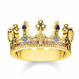 THOMAS SABO prsteň Crown gold TR2224-959-7