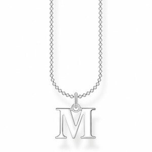 THOMAS SABO náhrdelník Letter M KE2022-001-21-L45v