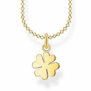 THOMAS SABO náhrdelník Cloverleaf gold KE2037-413-39-L45v