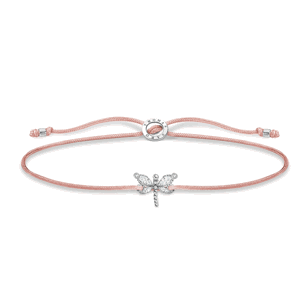 THOMAS SABO šnúrkový náramok Dragonfly white stones LS118-401-19-L20V