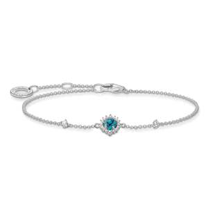 THOMAS SABO strieborný náramok Turquoise stone A2023-405-17-L19V