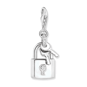 THOMAS SABO strieborný prívesok charm Lock with key silver 1875-051-14