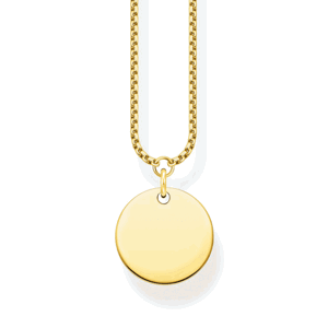 THOMAS SABO náhrdelník Disc gold KE1958-413-39