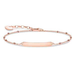 THOMAS SABO strieborný náramok Classic dots rosegold A1975-415-40-L19V