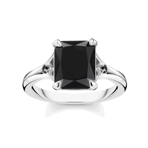 THOMAS SABO prsteň Black stone TR2297-641-11