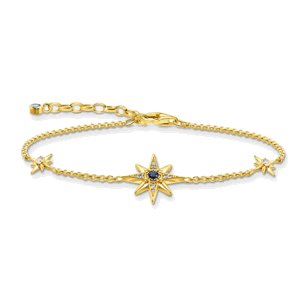 THOMAS SABO náramok Royalty star with stones gold A2037-959-7-L19V