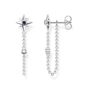 THOMAS SABO náušnice Royalty star stones silver H2208-347-7