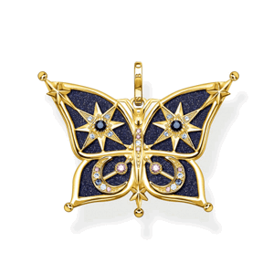 THOMAS SABO prívesok Butterfly star & moon gold PE929-963-7