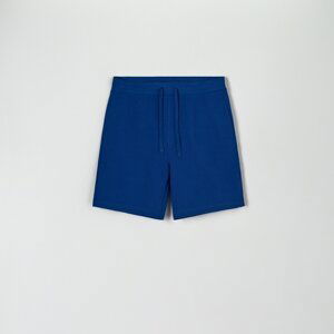 Sinsay - Regular teplákové šortky - Modrá