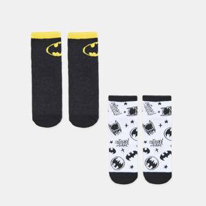 Sinsay - Súprava 2 párov ponožiek Batman - Čierna
