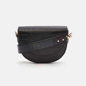 Sinsay - Kabelka v štýle saddle bag - Čierna