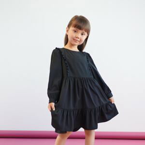 Sinsay - Riasené šaty - Čierna